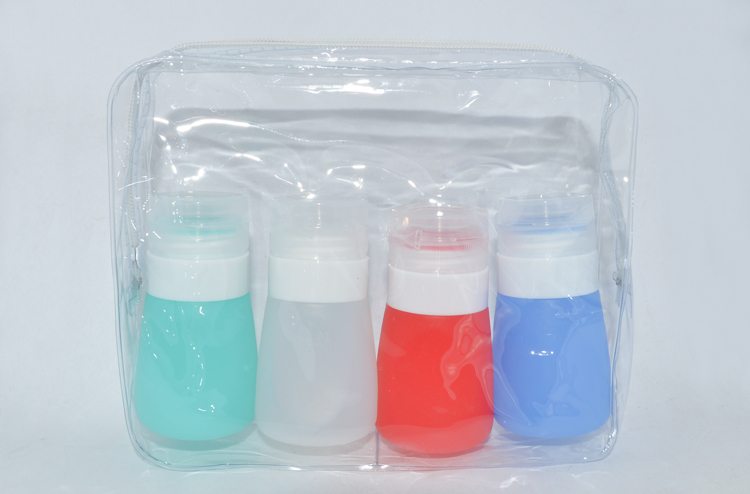 custom silicone travel bottle