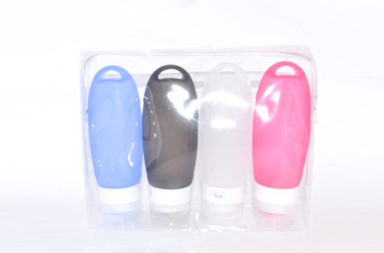 cute siliocne baby bottle for lotion