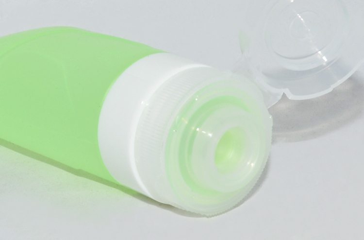 empty foldable silicone bottle 