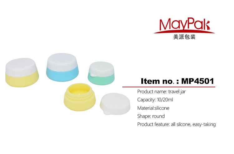 Round Small Silicone Jar