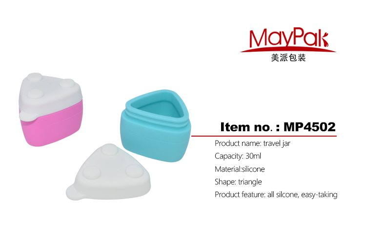 Small Triangle Travel Silicone Jar