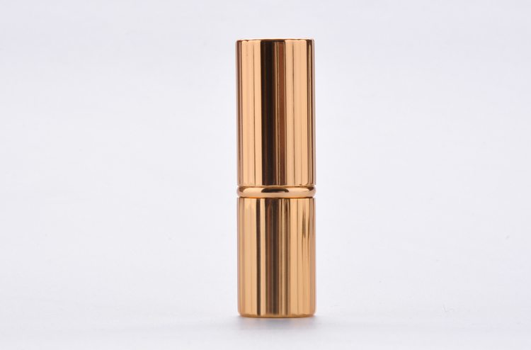 aluminum gold lipstick case