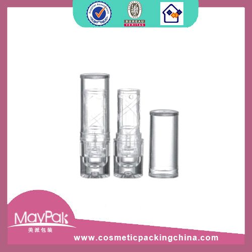 clear plastic mini lipstick tube