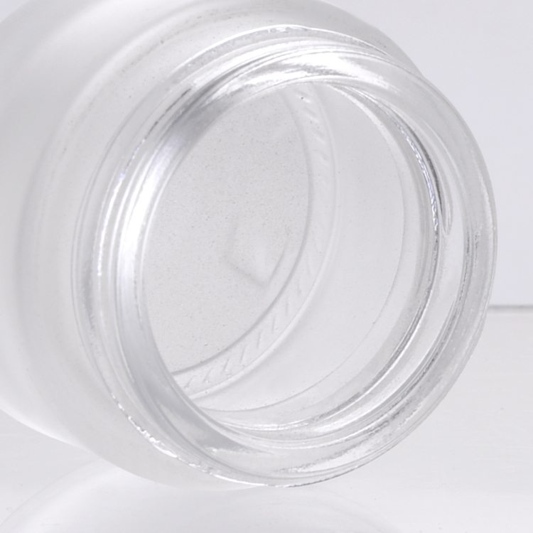  frosted glass jar