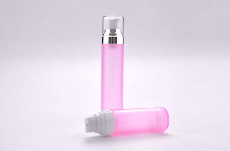 empty plastic airless bottle 