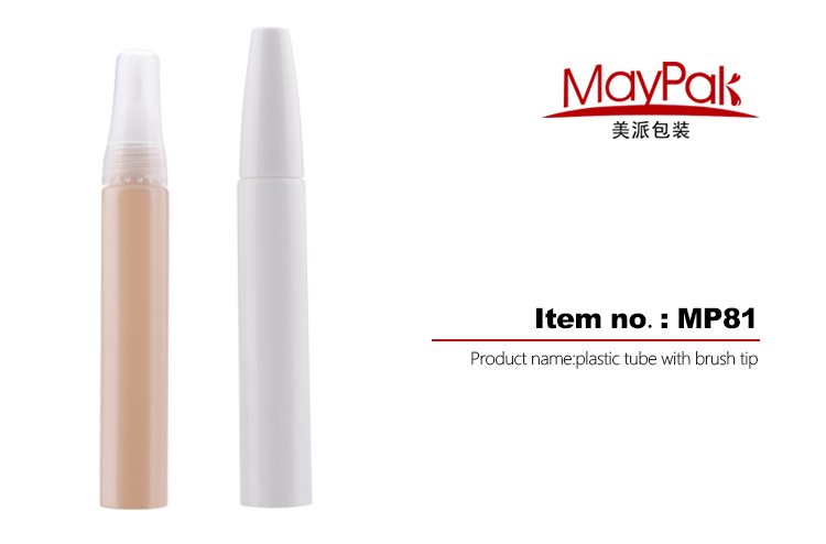 Plastic tube for cosmetics packaging 