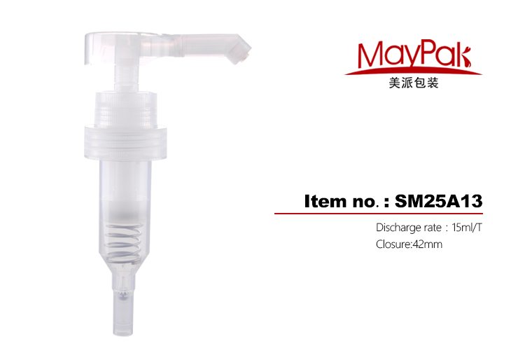 Plastic soap dispenser pump