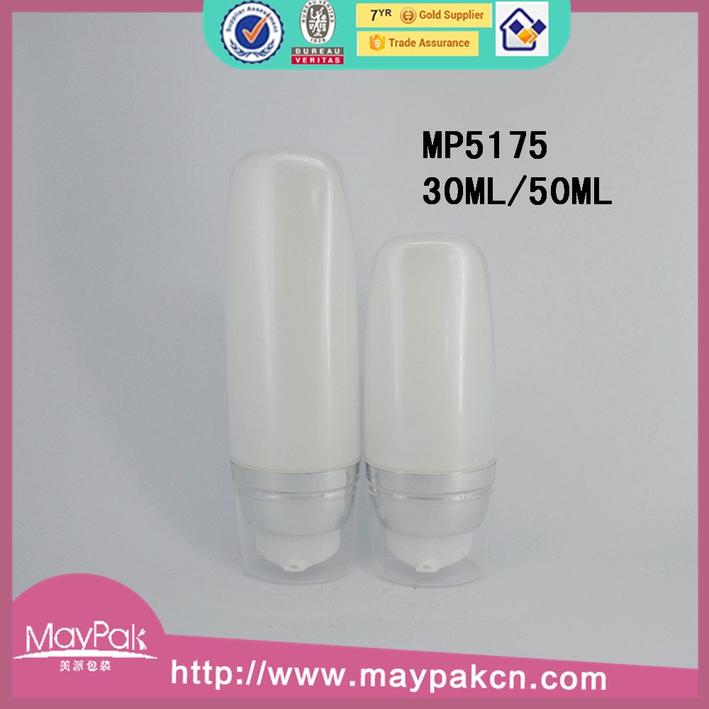 airless tube bottle for cosmetics