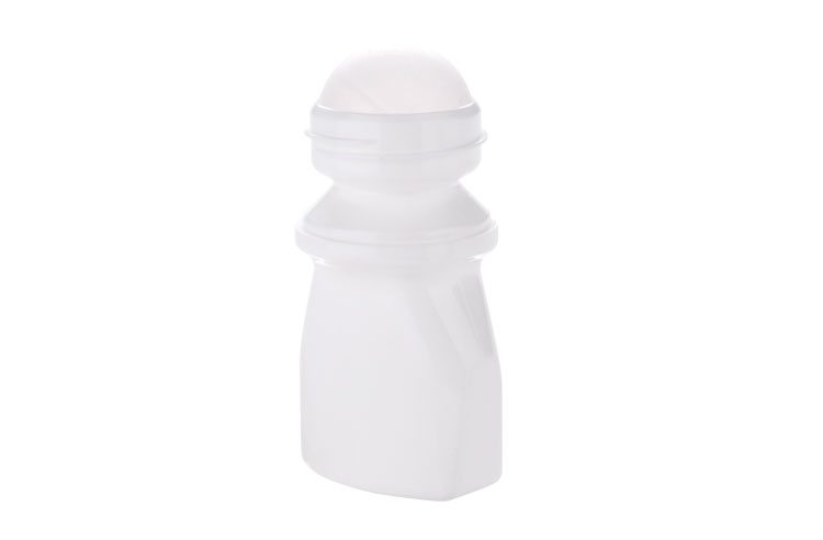 Plastic roll on deodorant perspirant bottle
