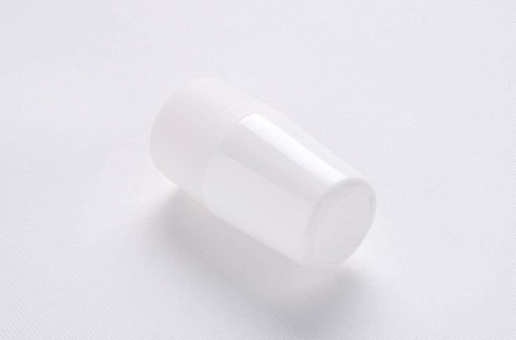 Plastic empty deodorant stick bottles