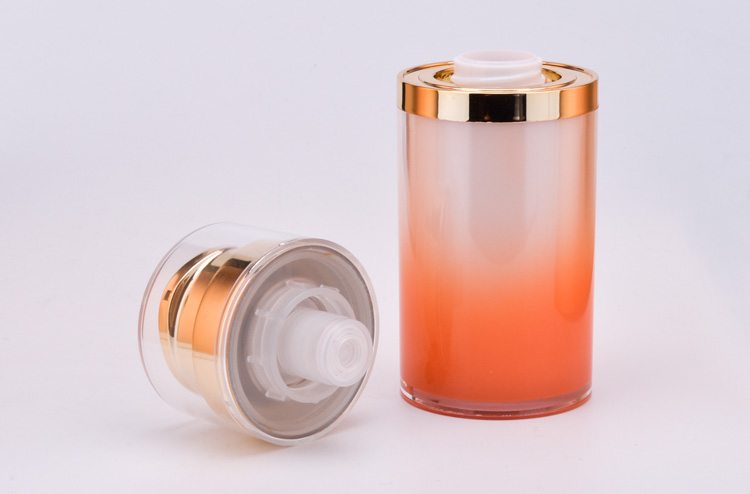 plastic cosmetic airless pump bottle