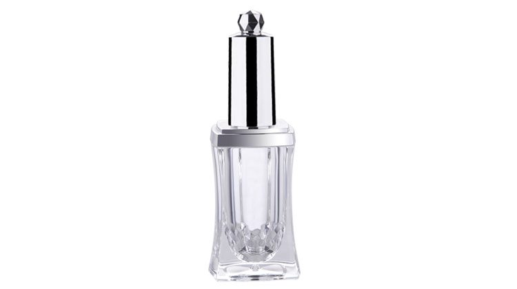 silvery nail polish bottle 10ml