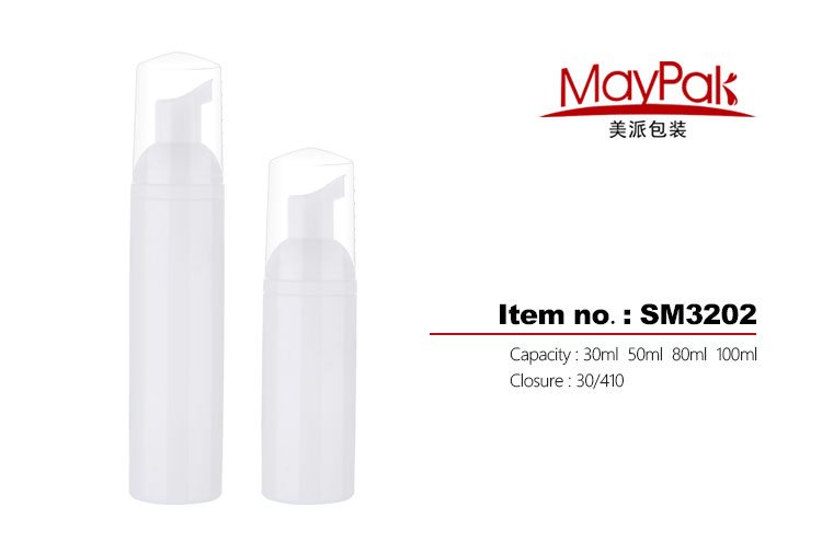 Cylinder Foam Pump Cap Bottles