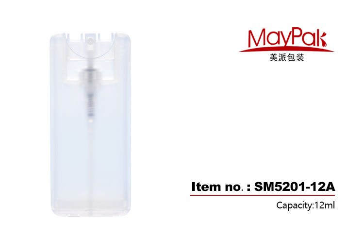 Portable mini 12ml card spray bottle