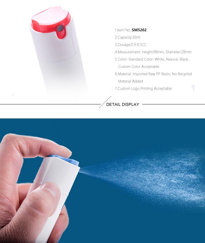 plastic perfume spray bottle