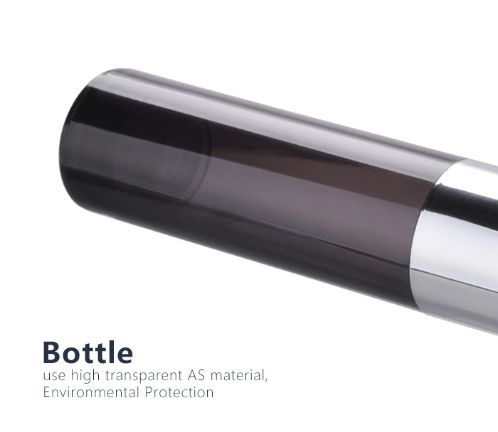 empty 15ml 30ml 50ml plastic airless bottle