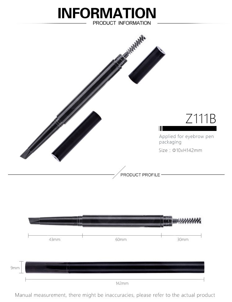 Plastic Black Eyebrow Pen Factory
