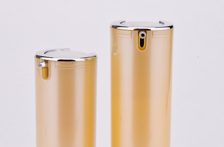 cylinder plastic acrylic airless bottle