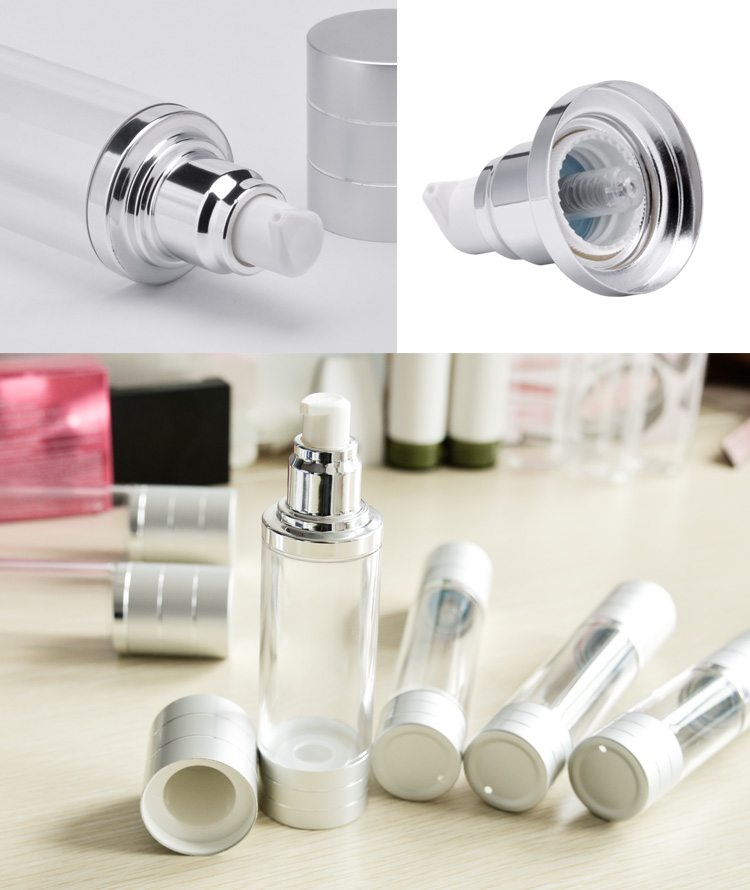 aluminum airless bottle for cosmetics