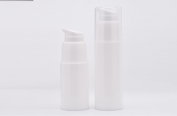 PP white body airless cream bottle