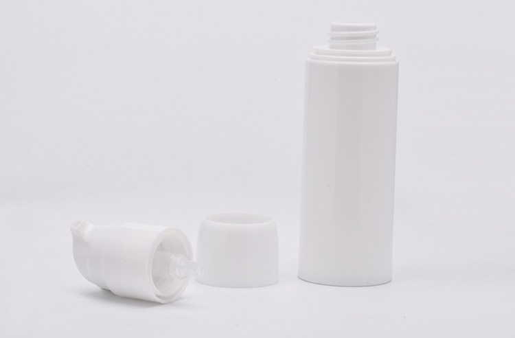 PP white body airless cream bottle