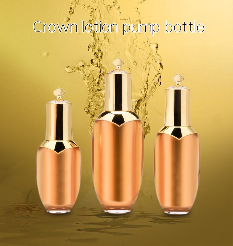 Elegant decorative lotion bottle