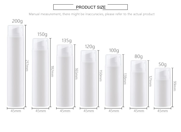 skin care pump cosmetic airless bottle