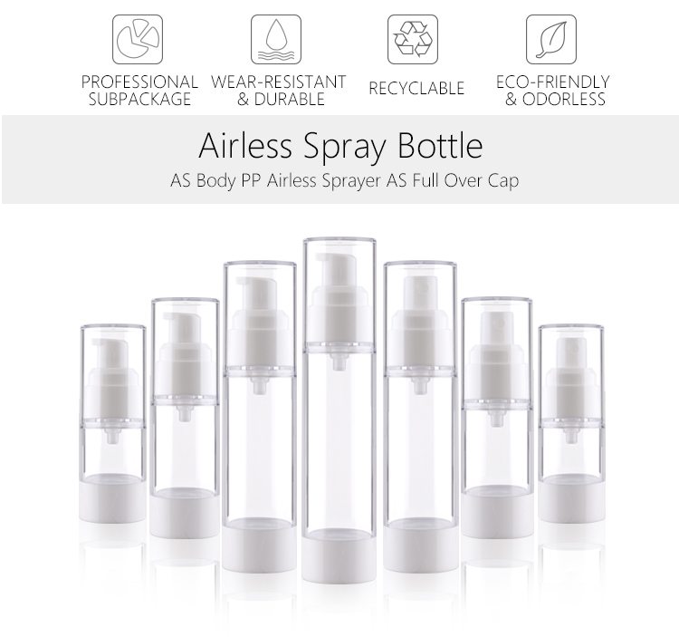 100ml 120ml cosmetic plastic airless bottle