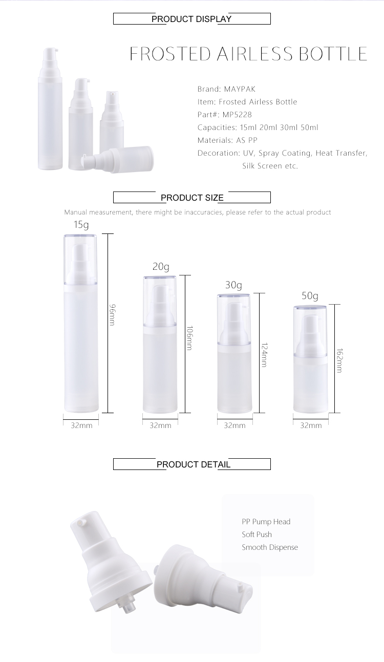 Lotion Botle Cosmetic Packaging