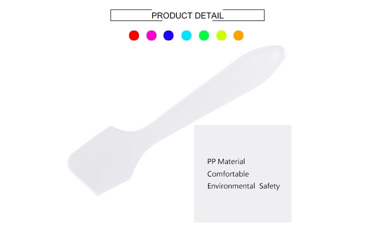 plastic cosmetic spoon