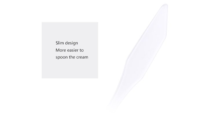 plastic cosmetic spoon