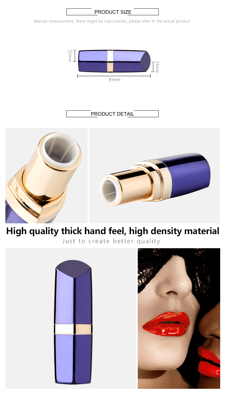 Plastic Lipstick Tube Packaging