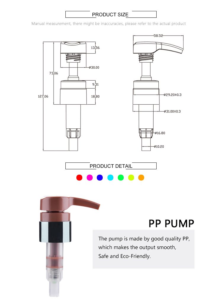 Lotion Pump Black Dispenser