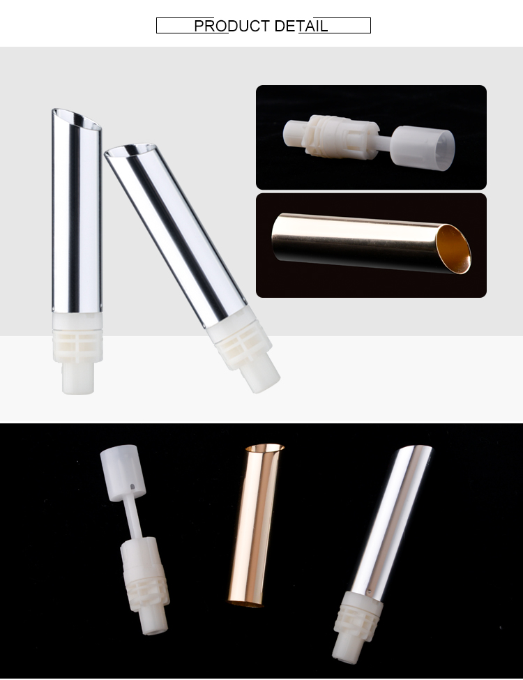 plastic cosmetic lipstick container cartridge core