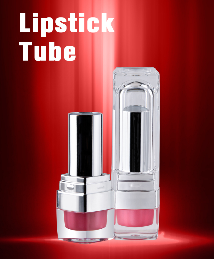 square cosmetic package lipstick tube