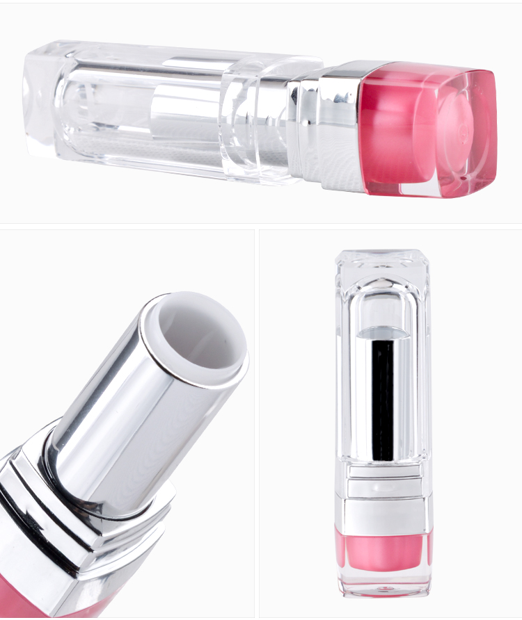 square cosmetic package lipstick tube