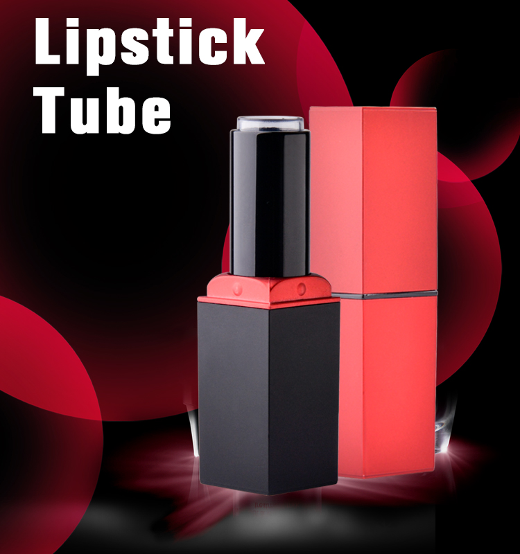 Glitter Square magnetic Lipstick Tube
