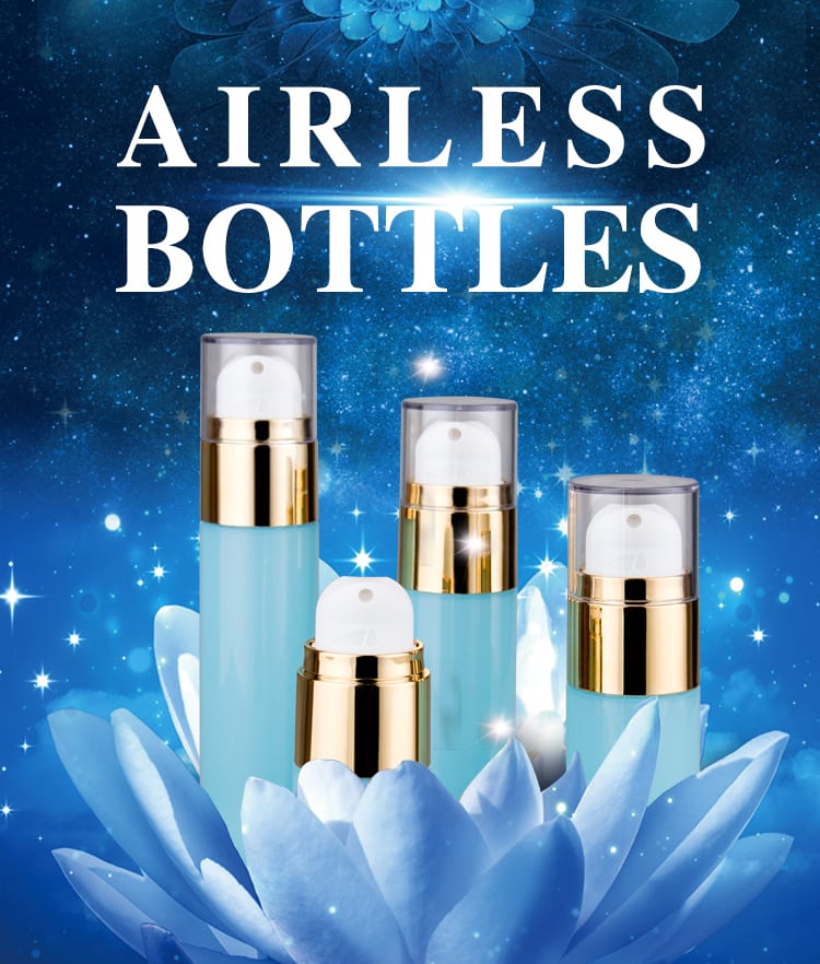 airless cosmetic dispenser pump bottle