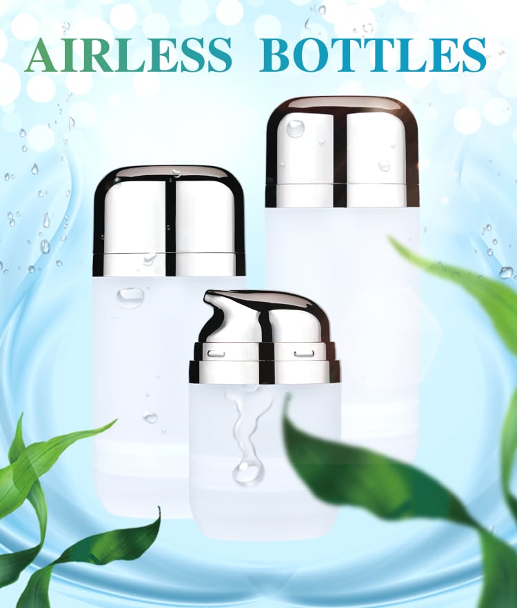 pp plastic oval airless pump bottle