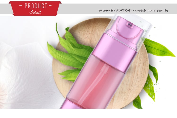 plastic double wall serum bottle