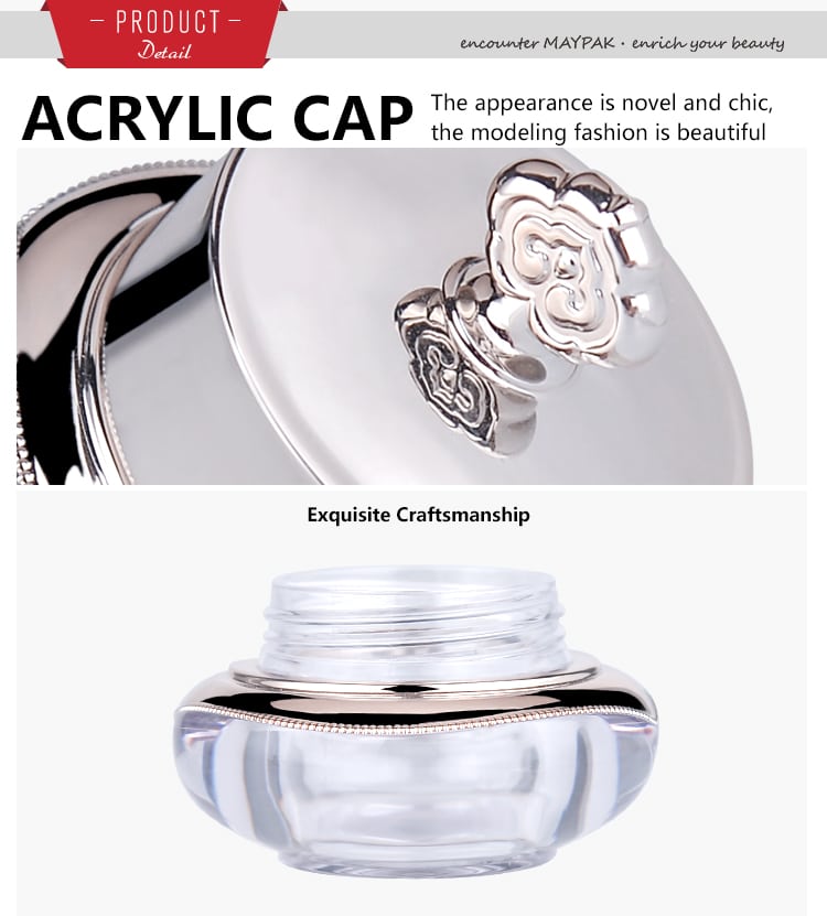 10g wholesale Luxury Acrylic jar