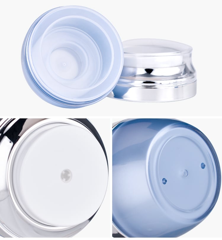 airless cream pump jar