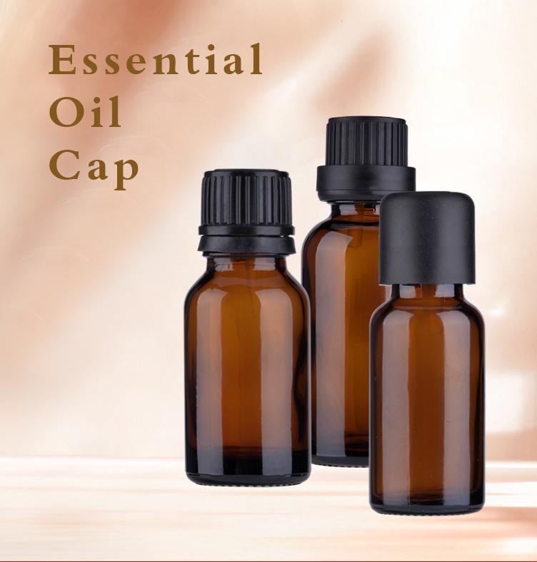 10ml amber glass essential oil bottle