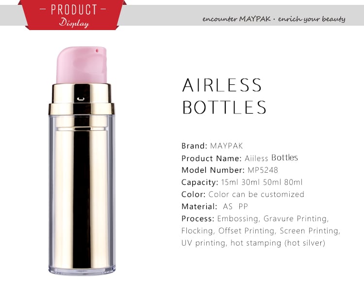 Round Airless Spray Pump Bottle