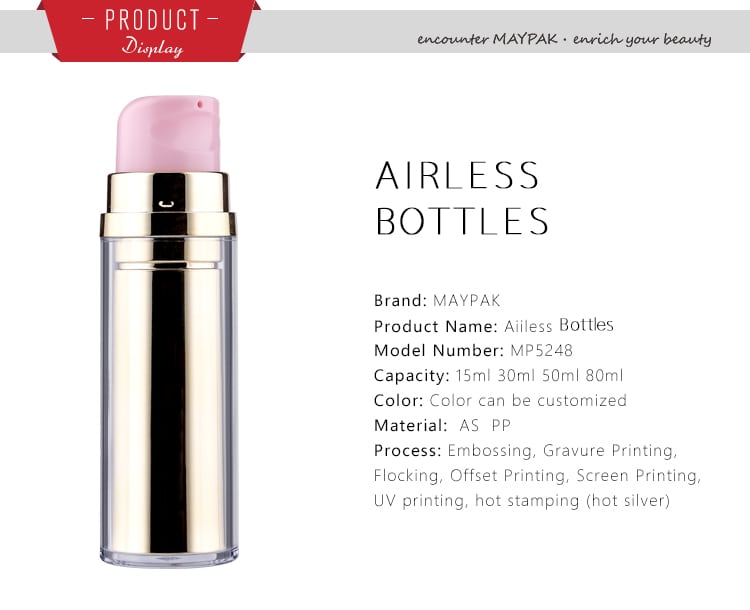 Round Airless Spray Pump Bottle
