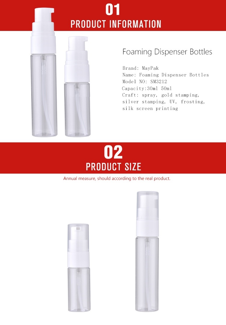 plastic foaming dispenser bottle