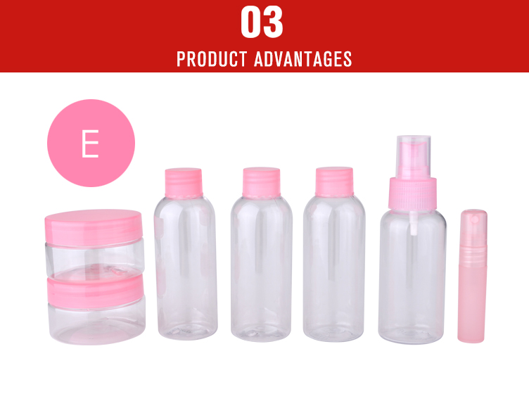 travel cosmetic bottle set