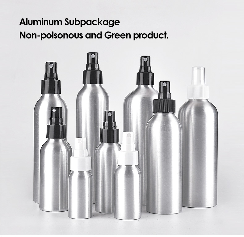50ml spray perfume aluminum bottle