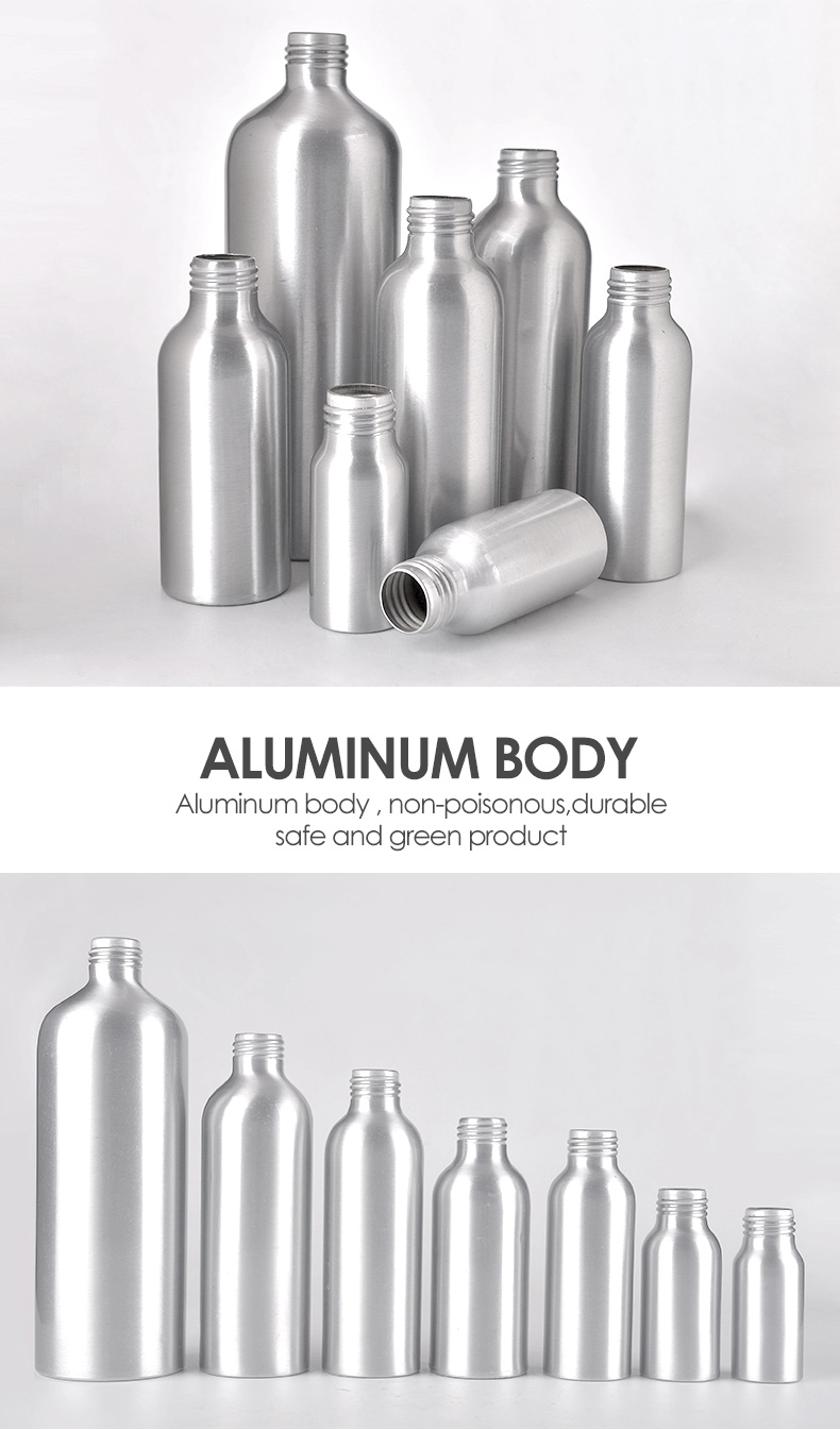 50ml spray perfume aluminum bottle