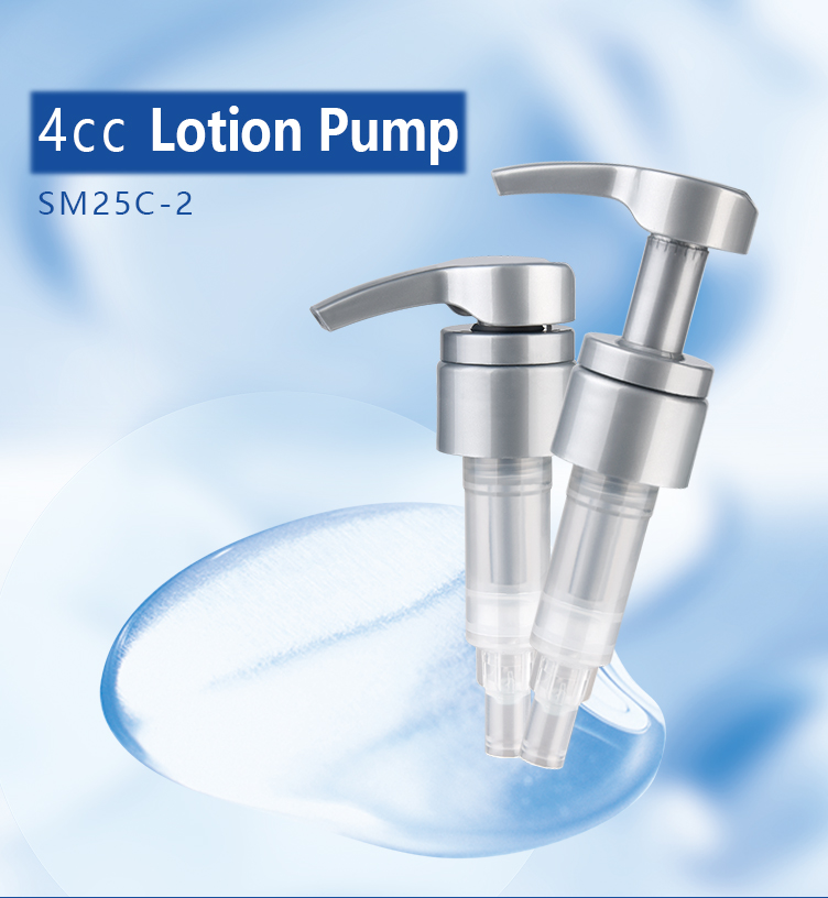 plastic 4CC shampoo lotion pump